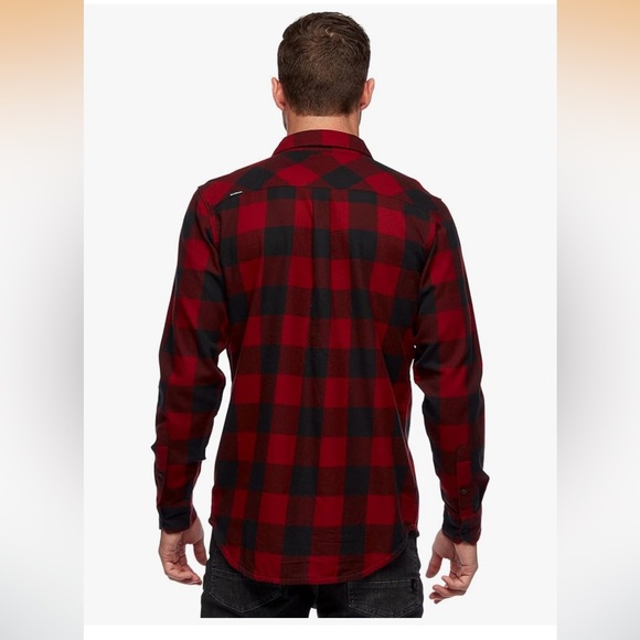 Black Diamond Mens Zodiac Flannel Long Sleeve Shirt Size Medium - Picture 12 of 12